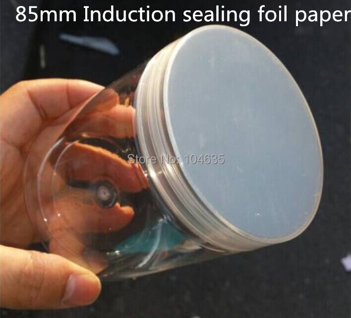 1000 Buah/Tas PE Botol Plastik Segel Aluminium Foil Cap Liner Penghangat Ruangan Film Lembar Tahan Tamper Induksi Panas Sealer Liner