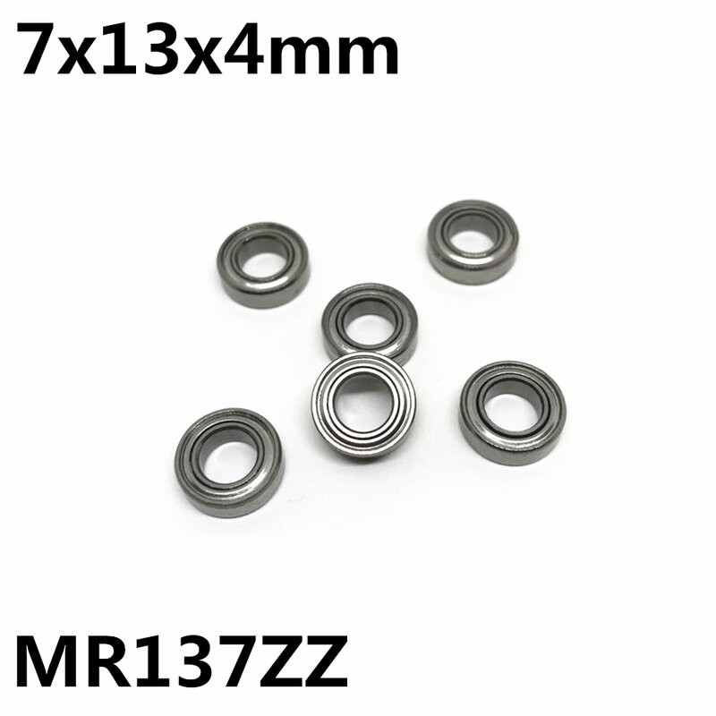 10 ชิ้น MR137ZZ 7x13x4 มม. ลึก groove ball bearing แบริ่งขนาดเล็กคุณภาพสูง MR137Z MR137