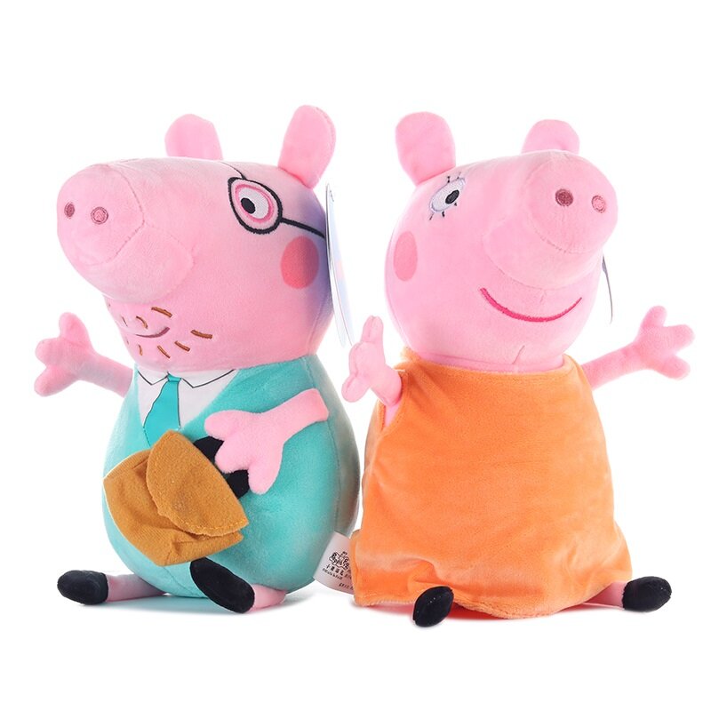 Peppa Pig toys George Animal Stuffed Plush Toys Family Pink Pepa Pig Bear Dolls Christma Gifts set Toy For Girl Children