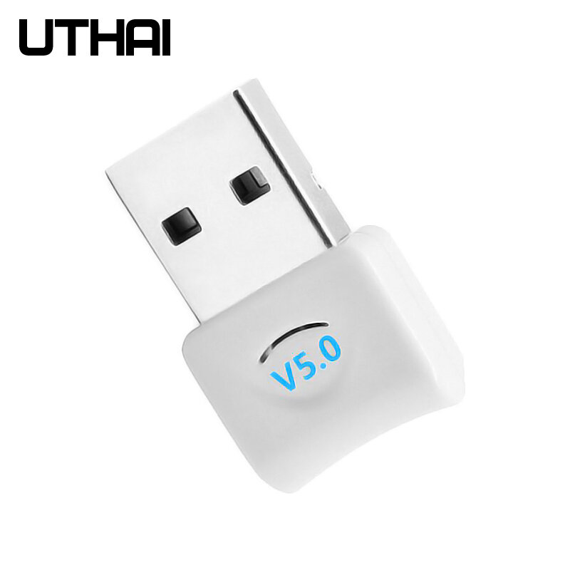 UTHAI T04  USB 5.0 Adapter For Computer PC PS4 Mouse Audio Bluetooth-compatible Receiving Wireless Audio Transmitter