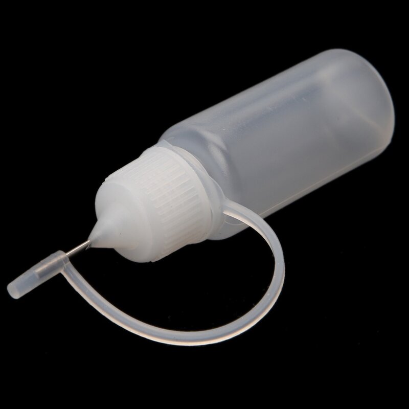 Botella de líquido vacía de plástico para vapeo, punta de goteo de aguja de acero, 10/30/50ml, 3 unidades por juego