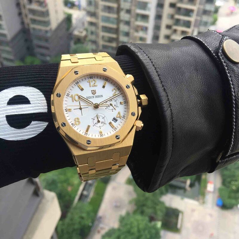 Mens Watches Top Brand Luxury Sports Watch Male Military Quartz watch Chronograph Analog Date Clock steel Wristwatch