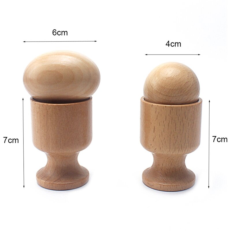 5Pcs 	Infant & Toddler Toys Montessori Wooden 3D Object Fitting Exercise Early Education Preschool Practical Life Toys for Baby