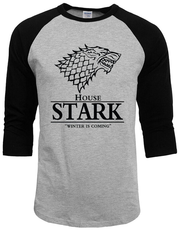 bodybuilding Game of thrones T Shirts for Men Shirt an Ice Song and The Winter Is Coming To Fire Man T-shirt 2019 summer autumn