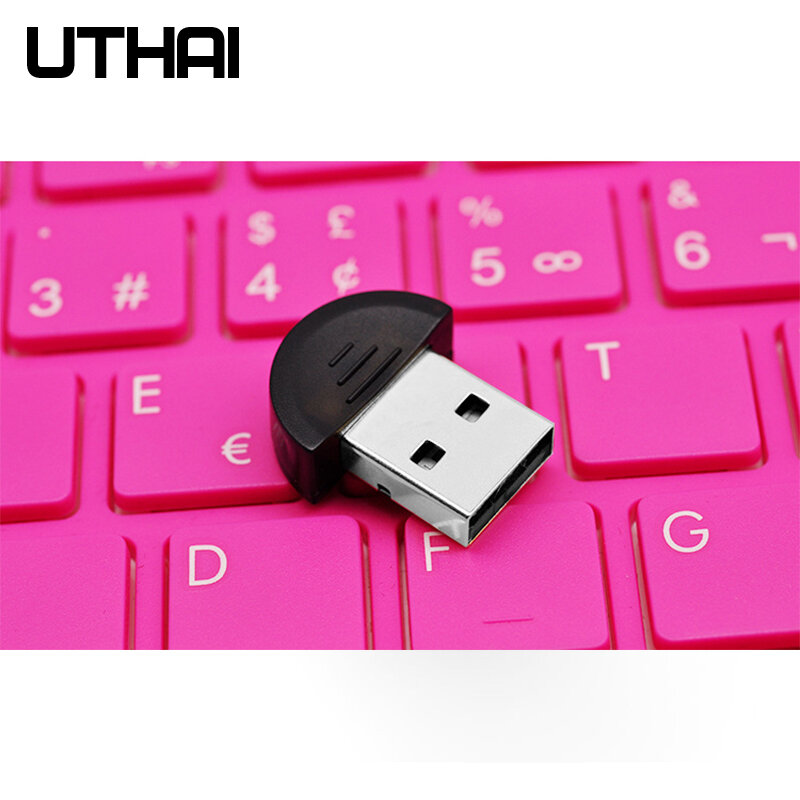 Adaptador UTHAI T03 Bluetooth5.0, receptor de Audio USB, transmisor, Unidad de ordenador, adaptador Bluetooth