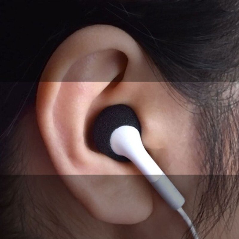 30 sztuk 18mm miękka pianka słuchawki klocki słuchawki gąbka obejmuje poduszka zastępcza dla większości słuchawek MP3 MP4