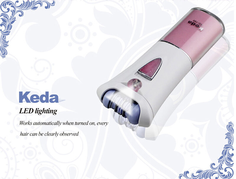 Keda электроэпилятор женский эпилятор для удаления волос для лица тела подмышек для подмышек, ног Depilador Depilation FISHKIM