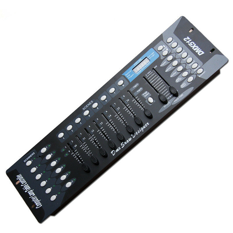 Controlador dmx 192 para luces de escenario, consola dmx 512, equipo de controlador para dj, envío rápido y gratuito