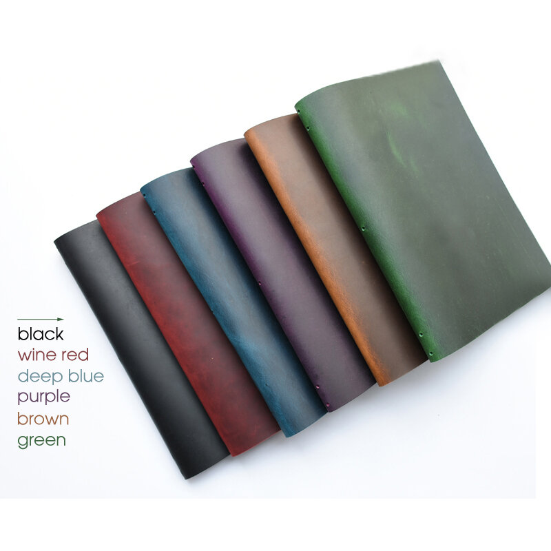 MaoTu Leather Journal Hervulbare Reizen Notebook Handgemaakte Lederen Dagboek Gratis Initialen Graveren