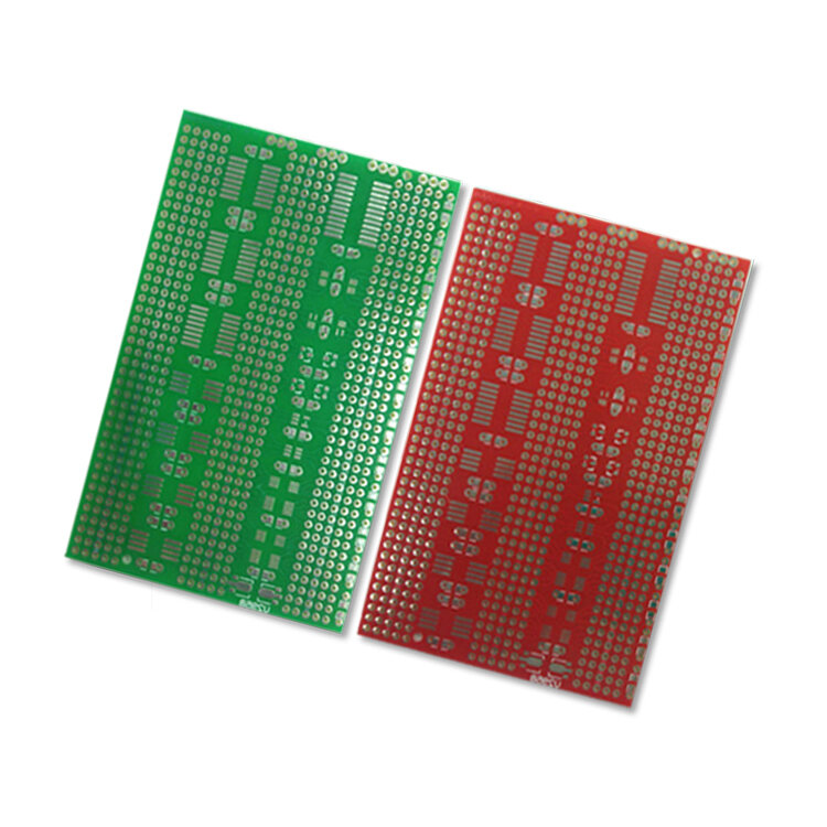 ZUCZUG-prototipo Universal SMD DIP SOT, placa de circuito pcb, accesorios de juego de platina, 7x11cm, 2 uds./lote