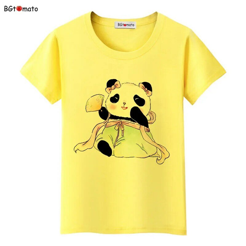 New Style Casual T-Shirt für Frauen Grafik Tier Panda Druck T-Shirt Sommer coole Tops T-Shirts