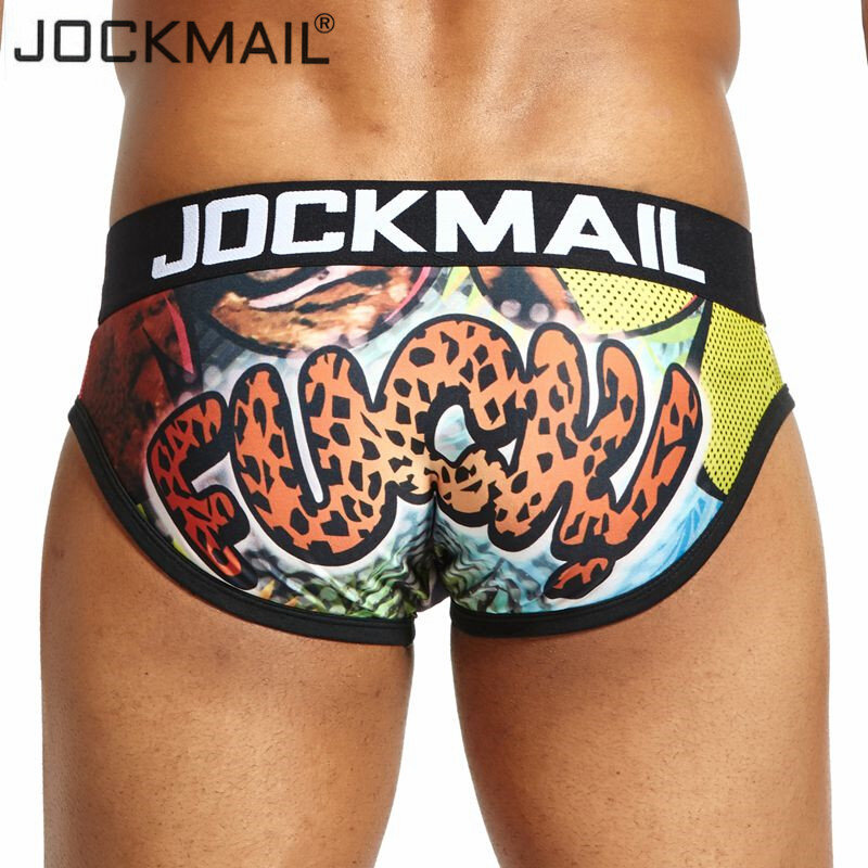 JOCKMAIL-ropa interior sexy para hombre, calzoncillos con estampado divertido, Cuecas, Gay, caliente