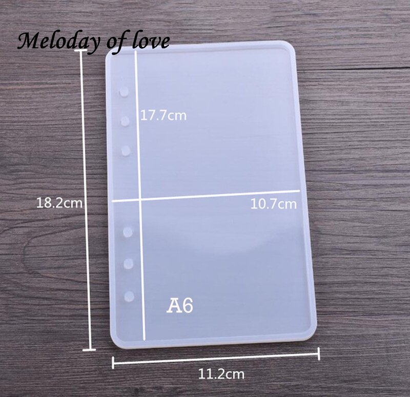 1PC A5 A6 A7 Notebook DIY Handcraft Mold Expoxy Tools resin molds for jewelry silicone molds for 3D crafts M0011