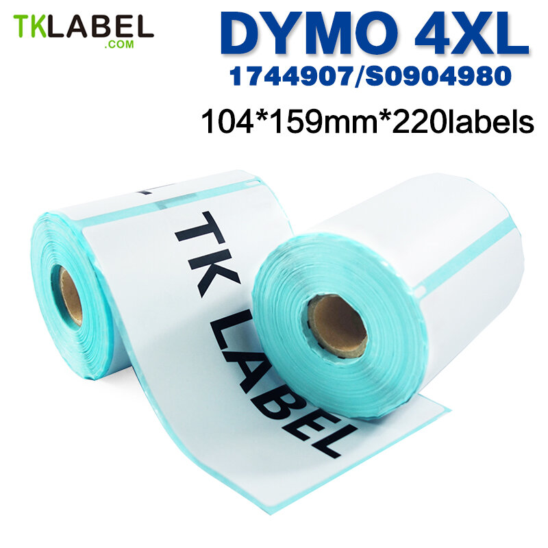 600 rolls dymo etiqueta compatível s0904980/1744907 endereço & envio etiqueta 4xl 104*159 (220 etiquetas)