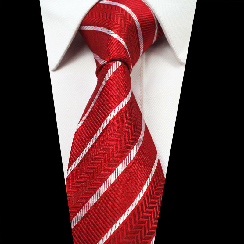 2018 kratę mężczyzna krawat Party krawat mężczyzna kwiatowy Gravatas Corbatas Student 8 cm szerokości na co dzień w paski krawaty dla mężczyzn Krawatte