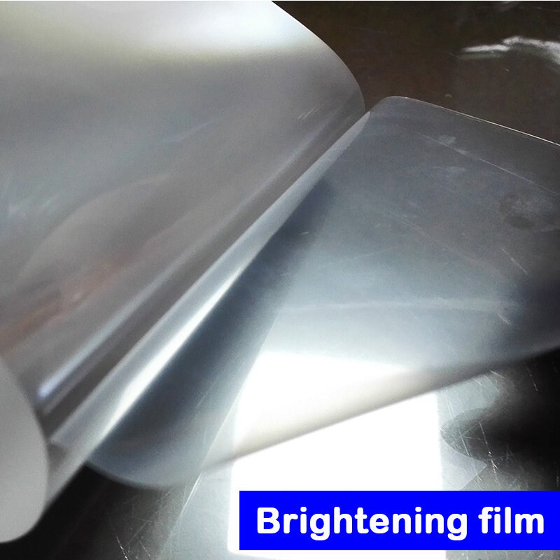 Film rozjaśniający LED podświetlacz wyświetlacza LCD wzmocnienie jasności film pet kompozytowa folia wzmacniająca jasność 300*210mm