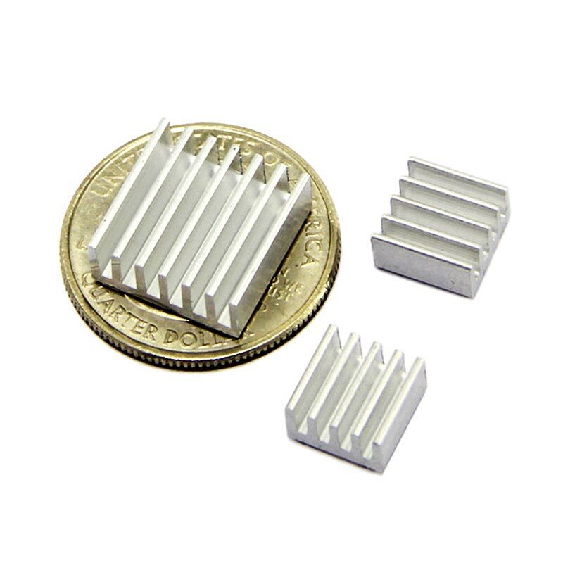 Elecrow – Kit de dissipateurs thermiques en Aluminium pour Raspberry Pi, radiateur pour refroidissement de Raspberry Pi 2 B, 3 pièces/ensemble