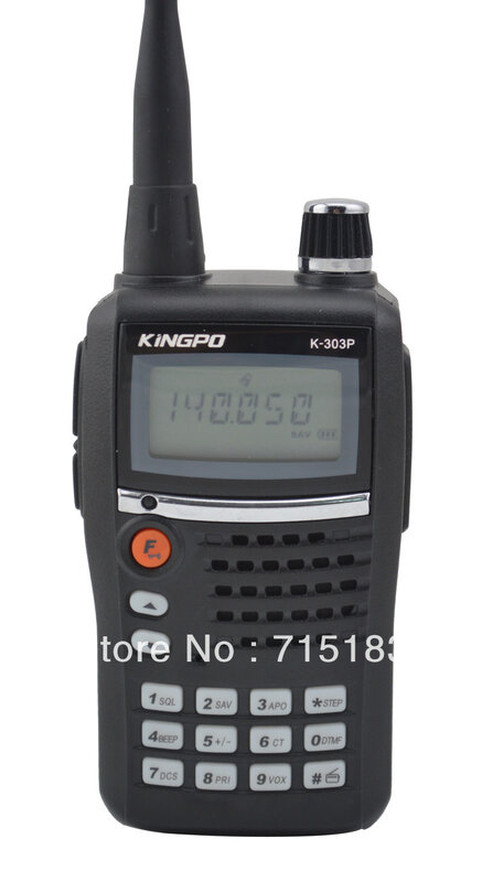 2013 جديد kingpo K-303P vhf 136-174 ميجا هرتز 5 واط 99CH fm المحمولة اتجاهين راديو الاستقبال freeshipping