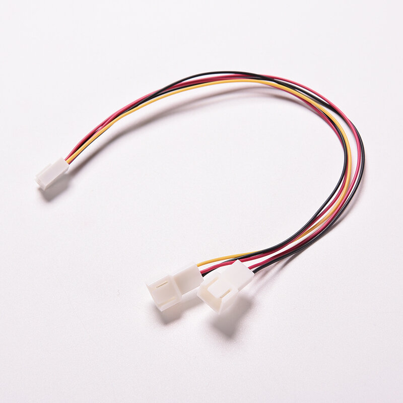 CPU Dual Fan Power Extension Cable Y Splitter 1 Female To 2 Male Motherboard PSU Cable Connector