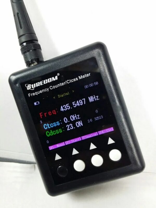 SURECOM Digital Radio Tester 27Mhz-3000Mhz Decoder contatore di frequenza portatile per Walkie Talkie Sf-401 Plus CTCSS CDCSS Meter