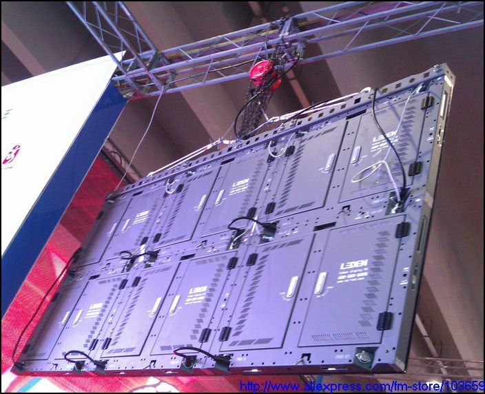 P3.91 Indoor Druckguss-aluminium Vollfarb-led-display Vermietung 500*500mm SMD RGB FÜHRTE Vitrine