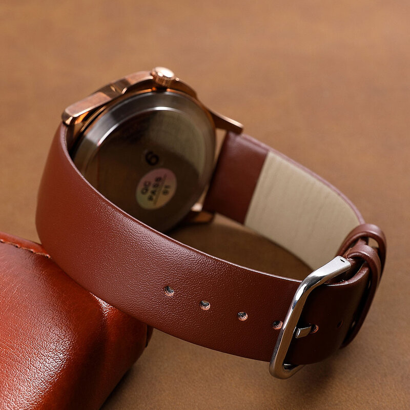 Genuine Leather Watchband 18mm 20mm 14mm 16mm 22mm Wrist Watch Strap Men High Quality Brown Black Watchbands Bracelet Belt Band