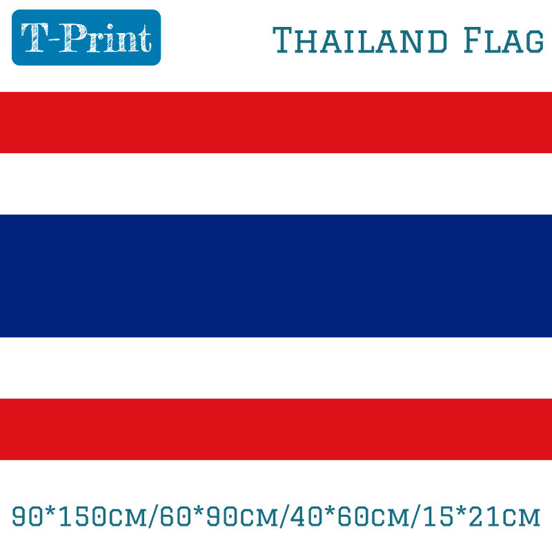 90*150cm Thailand Polyester Flag Banner 5*3FT National Day Sports games/meeting Banner and flag decoration/national flag