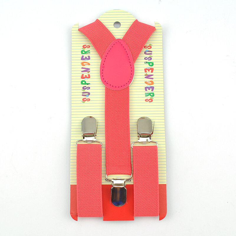 Conjunto de suspensórios elásticos ajustáveis para calças, conjunto de roupas femininas e meninos com suspensórios