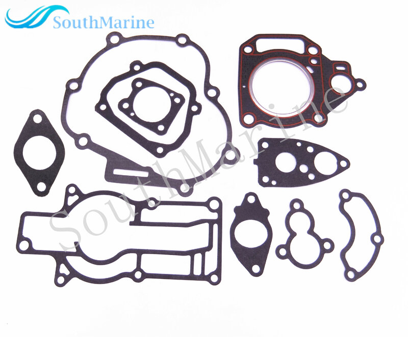 67D-W0001-00 Complete Cylinder Power Head Seal Gasket Kit for Yamaha 4-Stroke F4 4HP 5HP F4A/F4MLH/F4MSHZ Boat Motor