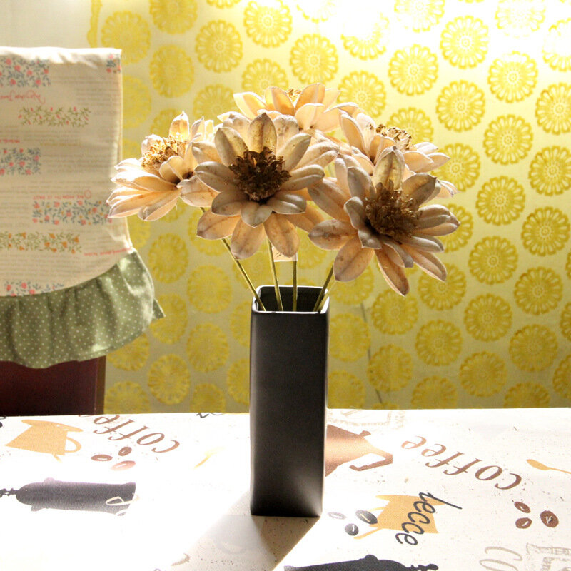 Fourniture de fleurs séchées de simulation, coquille de fleurs séchées, accessoires de maison, simulation de chrysanthème