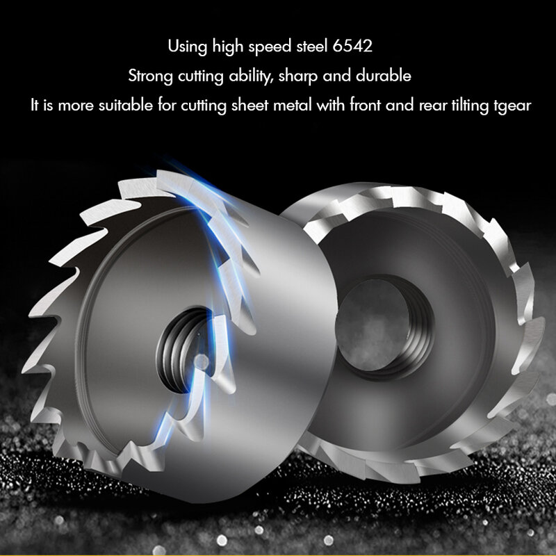 38/40/42/45/48/50/53/55/60/65/70/75/80mm HSS Drill Bit Holesaw Hole Saw Cutter Drilling for Metal Stainless Steel Alloy Cutting