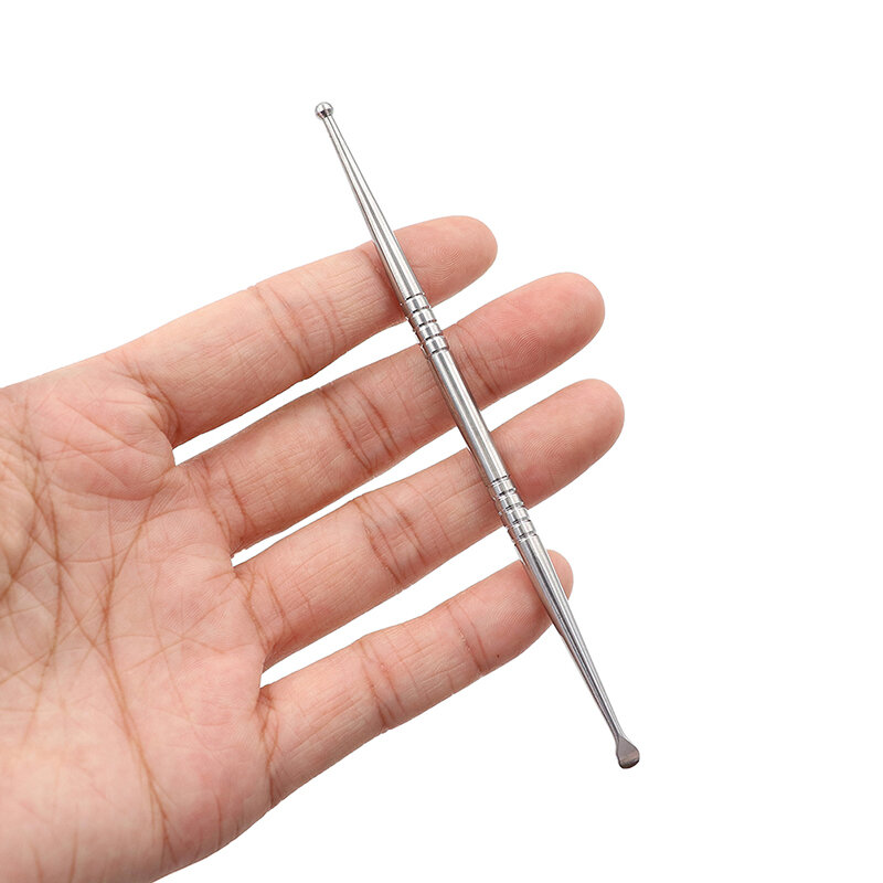 11cm/13cm aço inoxidável acupuntura ponto ponta de prova auricular caneta beleza orelha reflexo zona massagem agulha detecção