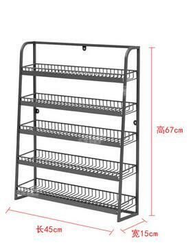 Shelf, convenience store, cashier, unpacking, five-layer small shelf, gum display rack, white and gray display rack.