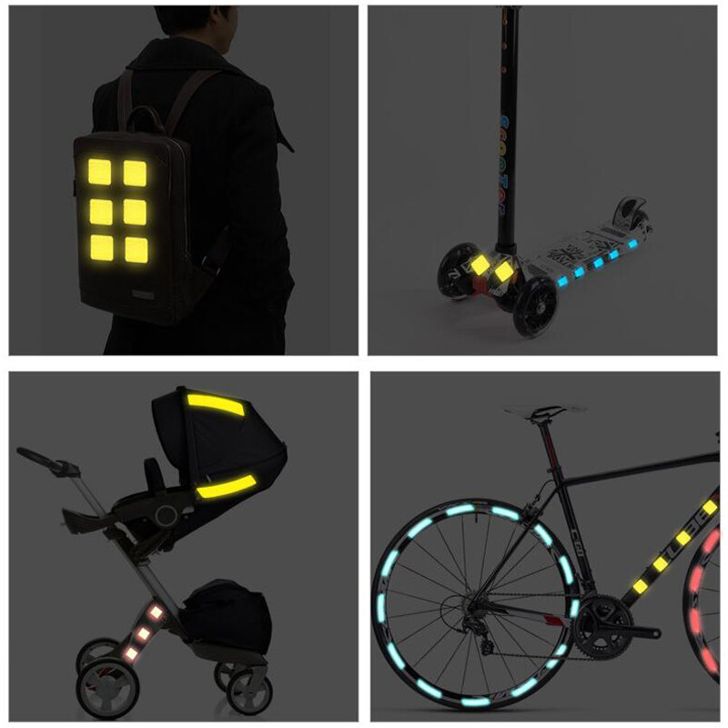 로드스타 자전거 헬멧용 고가시성 반사 스티커, 무료 배송, 인기 판매