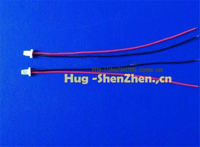 Baru 100 Pcs Micro JST SH 1.0 Mm Pitch 2-Pin Konektor Perempuan dengan Kawat JST 2pin 1.0 Konektor