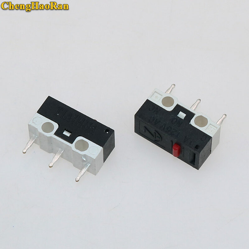 ChengHaoRan 1 chiếc Chuột Công Tắc Bấm Công Tắc Dọc 3Pin 1A 125 V AC Chữ Nhật Switchs Mini Micro Nút ấn Công Tắc