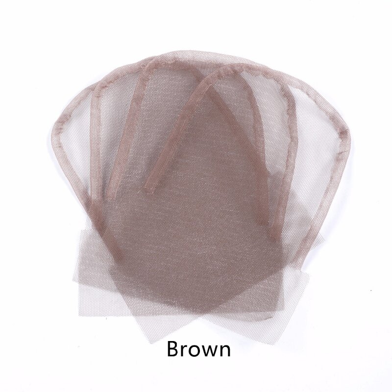 Bonnets de perruque en dentelle suisse, 4x4, 4 couleurs