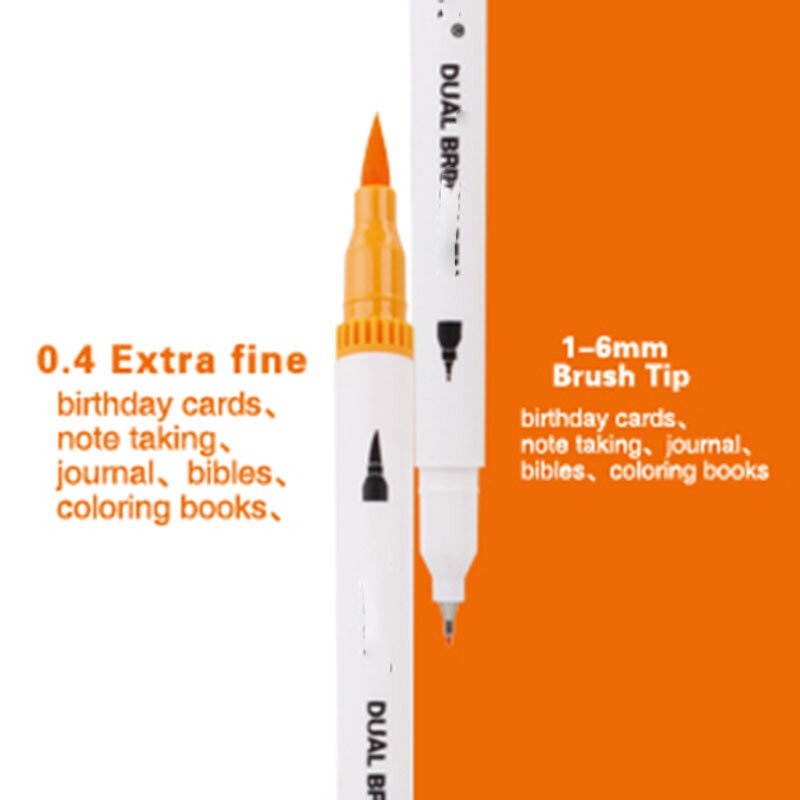 12/24/36/48/72/100 Color Brush Markers Markers Set Fine Line Pen Watercolor Painting Colour Pen Markers Colors