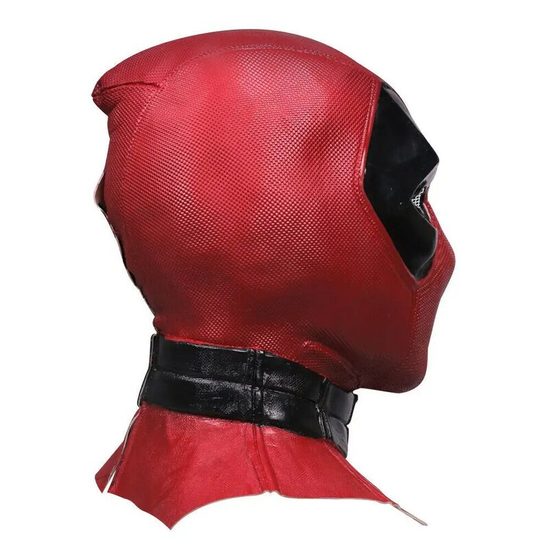 Máscara de látex Deadpool para adultos, Cosplay de Deadpool, máscara completa hecha a mano, accesorio para fiesta de Halloween