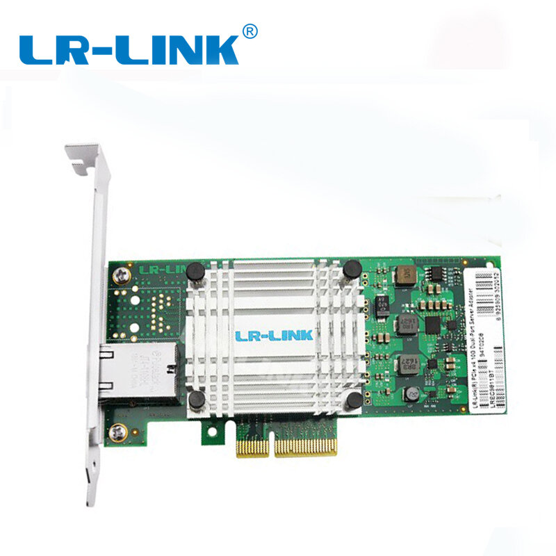Carte réseau PCI-E NIC 9811BT 10 go, Port RJ45 en cuivre, avec contrôleur LR-LINK, adaptateur Ethernet LAN PCI Express IntelX550-T1
