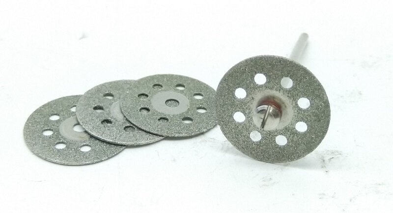 Disque de coupe circulaire pour scie, outil rotatif Dremel, disques diamantés 6 pièces/ensemble OD22mm, accessoires Dremel, nouveauté