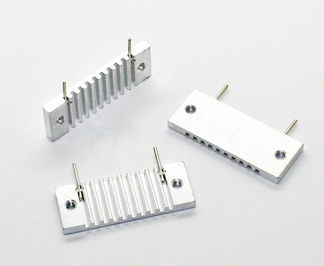 Radiatore elettronico da 10 pezzi, radiatore in alluminio 14*37*3MM dissipatore di calore per componenti del modulo