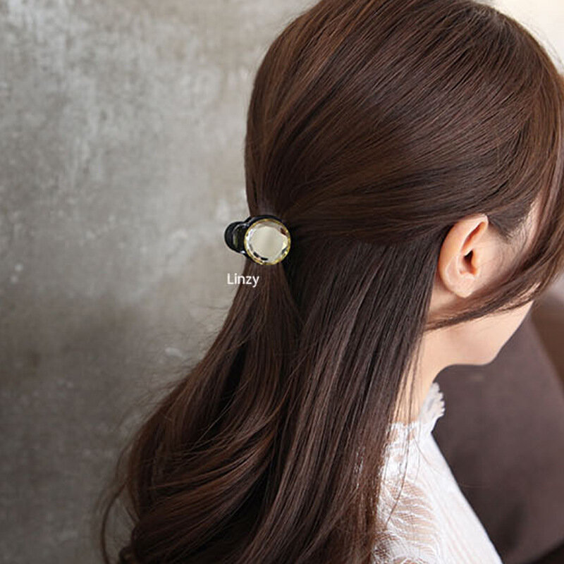 1PC Women Retro Vintage Crystal Rhinestone Mini Crown Hairpins Hair Claws Hair Clips Barrettes Hair Accessories