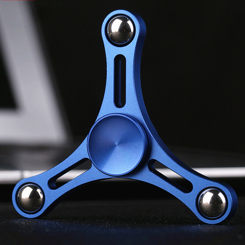 Tri-Spinner Fidget Funny Kid Adult Toy Fidget Spinner Metal EDC Hands Spinner For Autism and ADHD AntiStress Puzzle Toy B0127