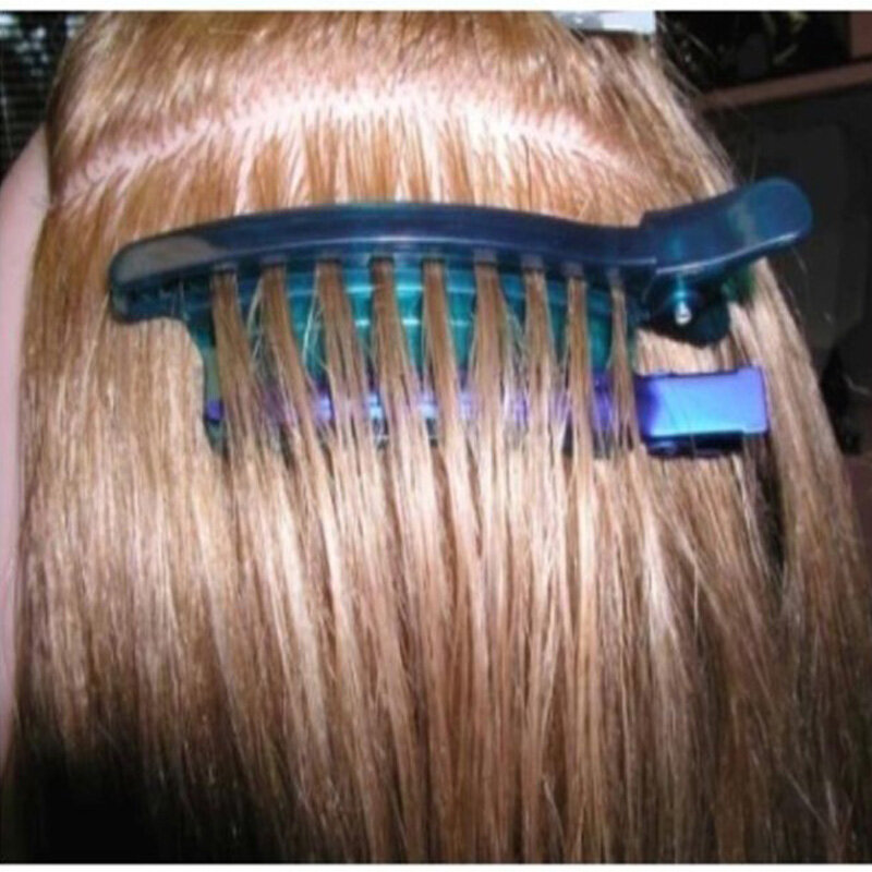 Gemakkelijk/Snelheid Separator Clips Blauwe Kleur Sectioning Clips Voor Haarverlenging