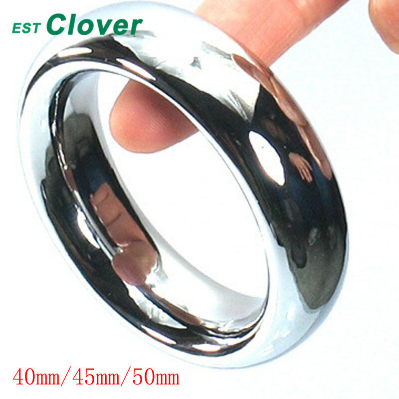 สแตนเลสสตีลแหวนอวัยวะเพศชาย Heavy แหวน Cock Sex แหวนของเล่นสำหรับชาย38/40/45/50/57มม.C108
