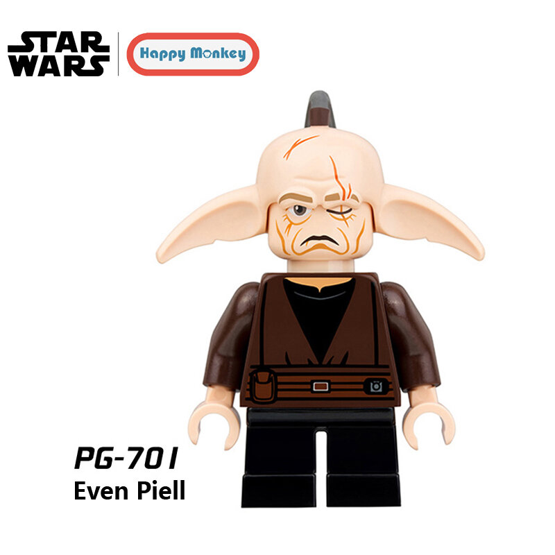 Venta única legoing estrella bloques de construcción Wars Luke Leia Han Solo Anakin Darth Vader Yoda tarro juguetes legoings cifras bk30