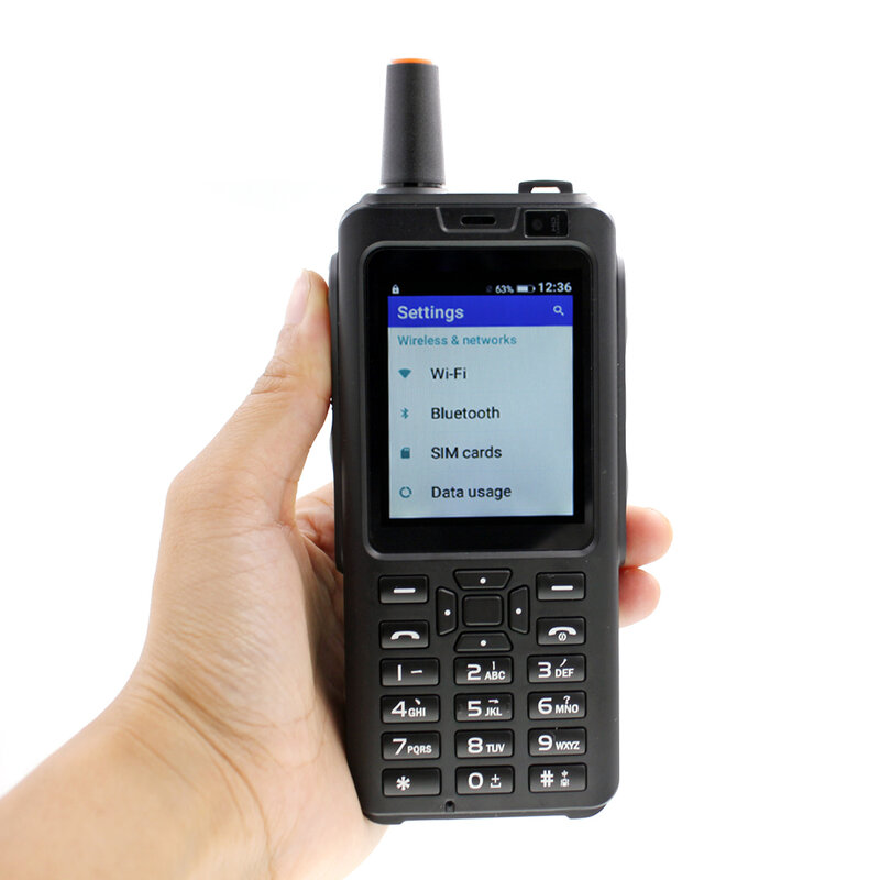 Uniwa F40 Telefoon Radio 4G Lte Poc Telefono 7S Walkie Talkie Android 6.0 Zello Gps Radio Mobiele Terminal dual Sim Fm Transceiver