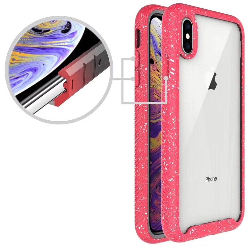 Shockproof Hybrid Armor TPU Bumper Clear Case for iPhone 11 12 13 14 Pro XS MAX XR 8 7 Plus Anti Shock silicon Luxury phone case