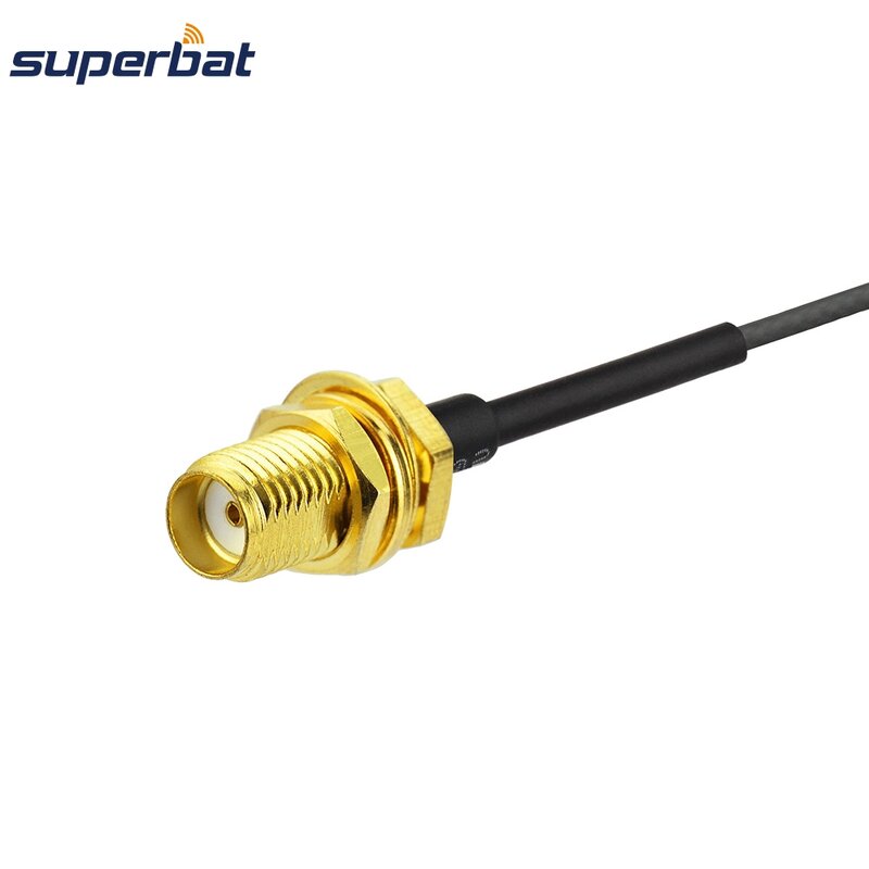 Superbat GPS/GSM Antenna Adapter Cable RG174 15cm Connetor SMA Jack to GT5-1S Female HSR Straight for Mercedes Command Alpine